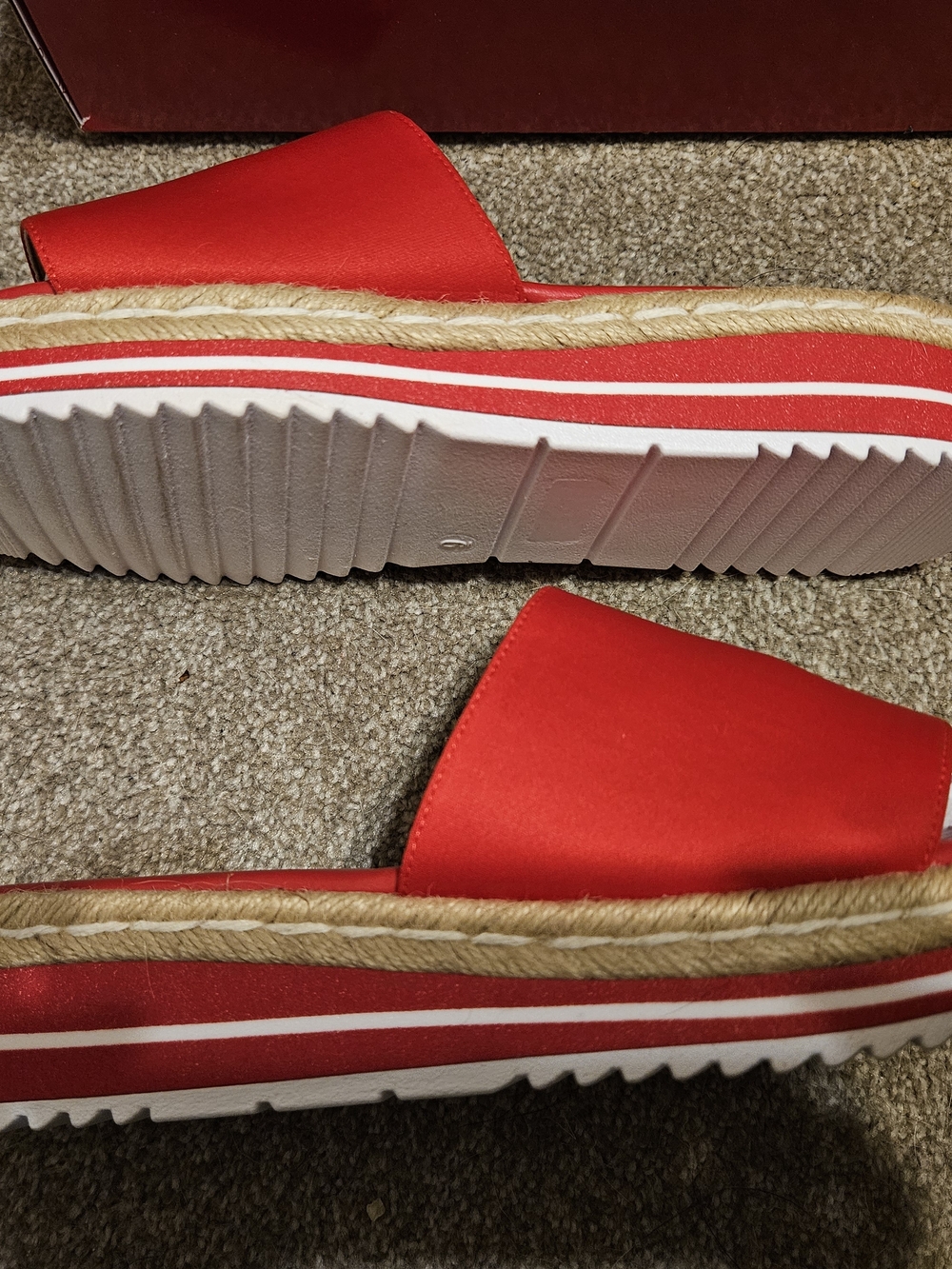 Journee Red "Rosy" Sandles NEW IN BOX!!